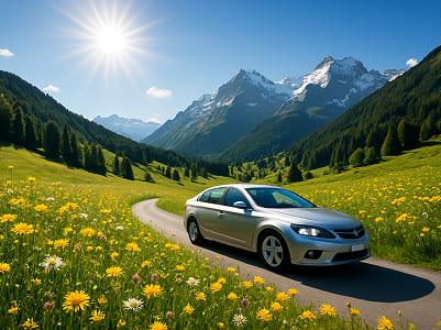 Summer Driving in Switzerland