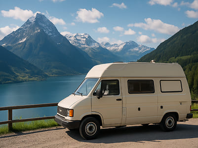 Campervan in Switzerland